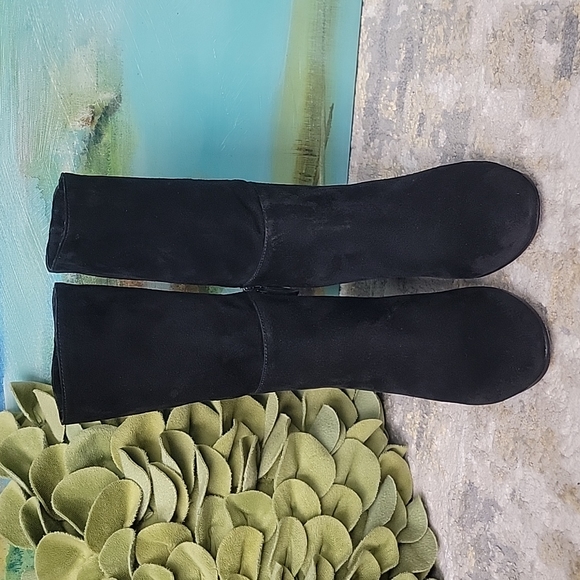 Eileen Fisher Boots - Cinch Smooth Suede Block Heel Mid Boot - Picture 2 of 14